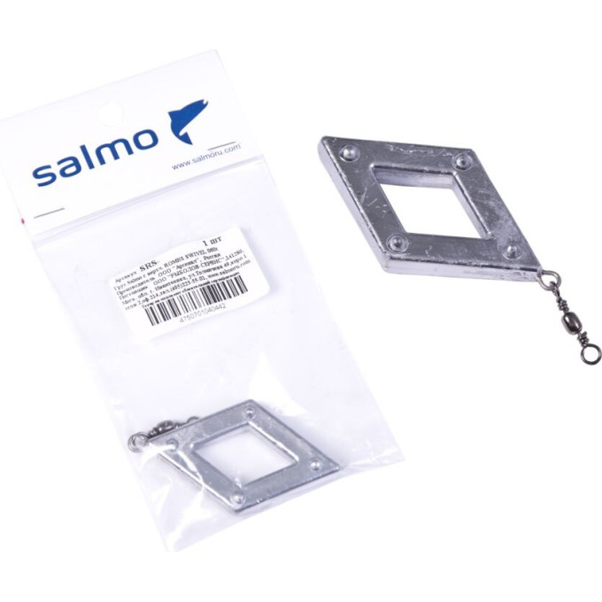 Груз SALMO с вертлюгой Rombs Swivel 060г SRS-060
